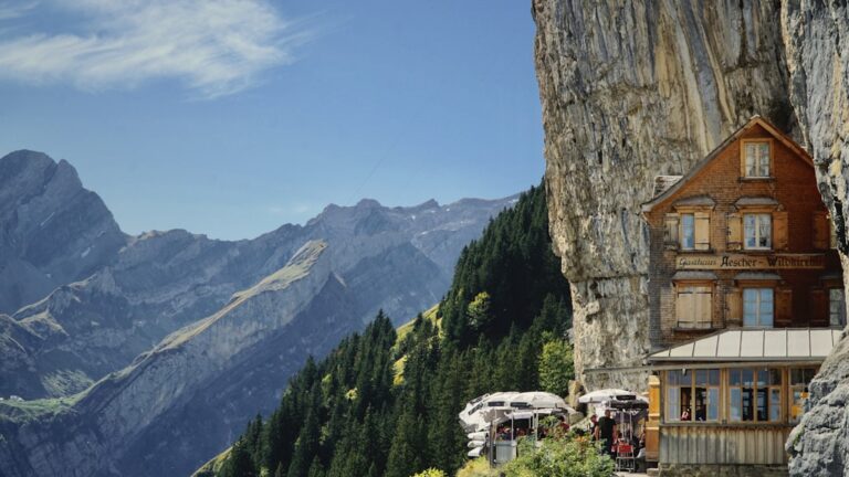 Arvores Verdes Perto Da Montanha Sob O Ceu Azul Durante O Dia XpHLlpT3YPg