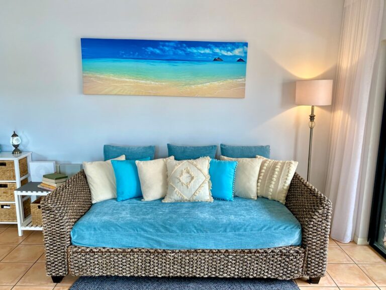 Sofa Floral Azul E Branco Vn3tDra6ytQ